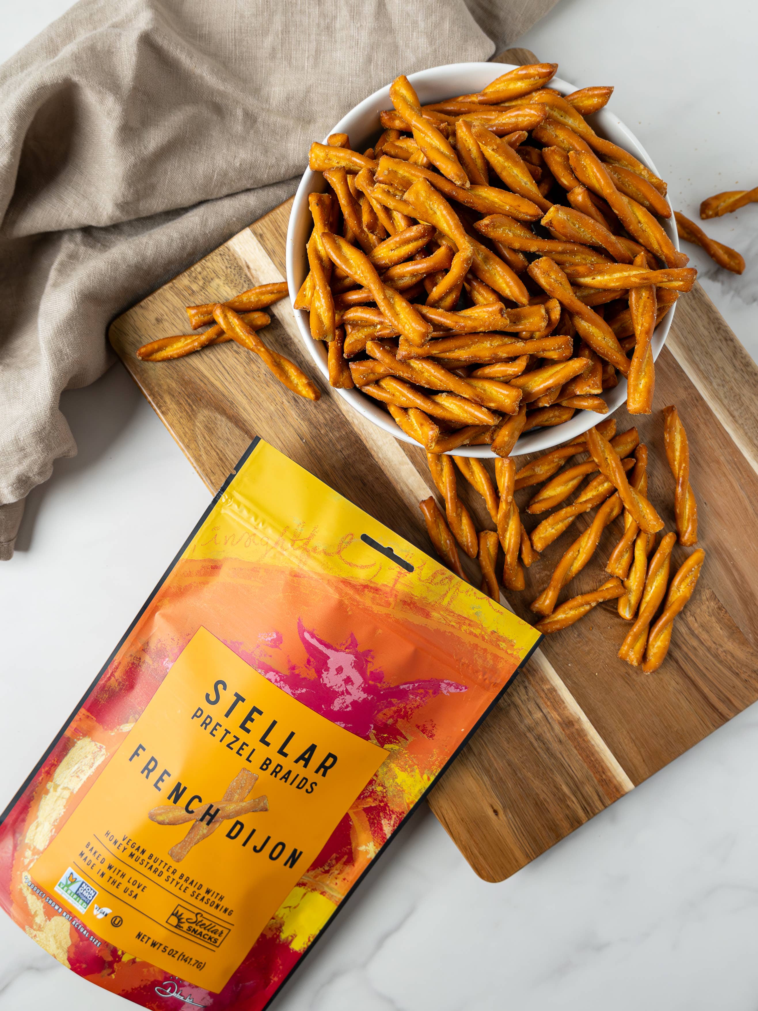 Stellar Pretzel Braids: French Dijon 5oz