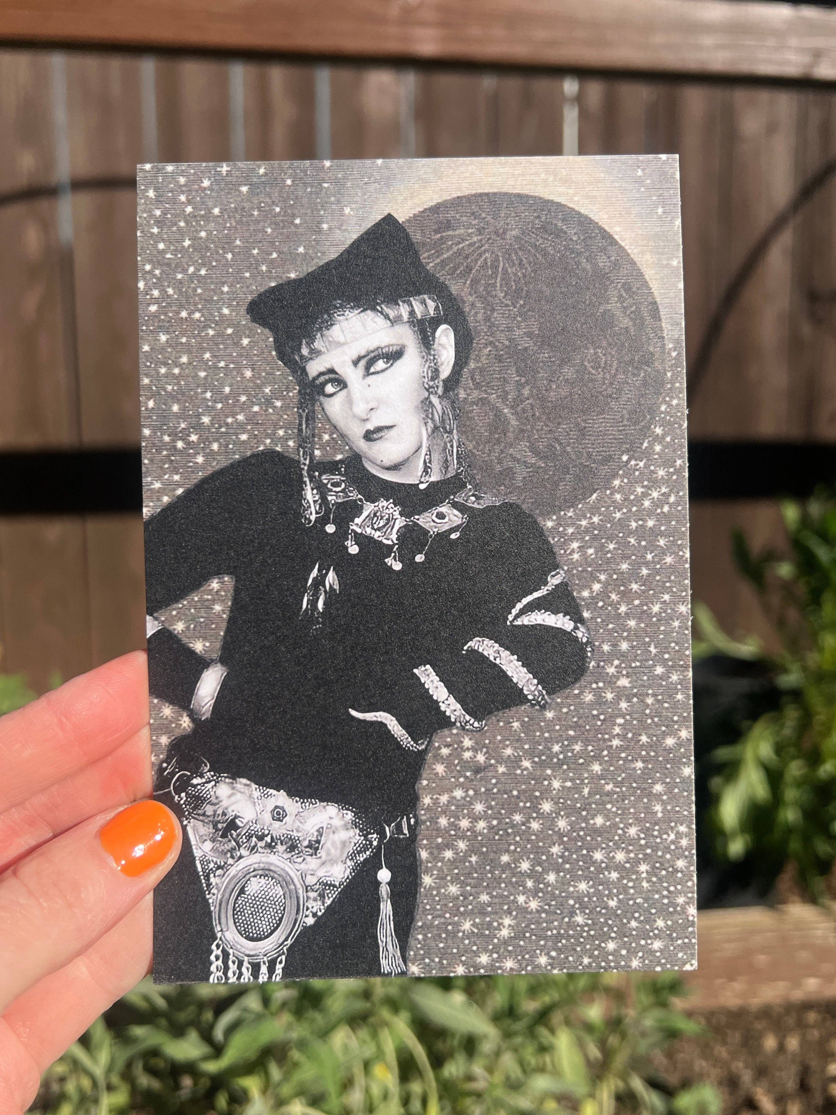 Siouxsie Cat Postcard