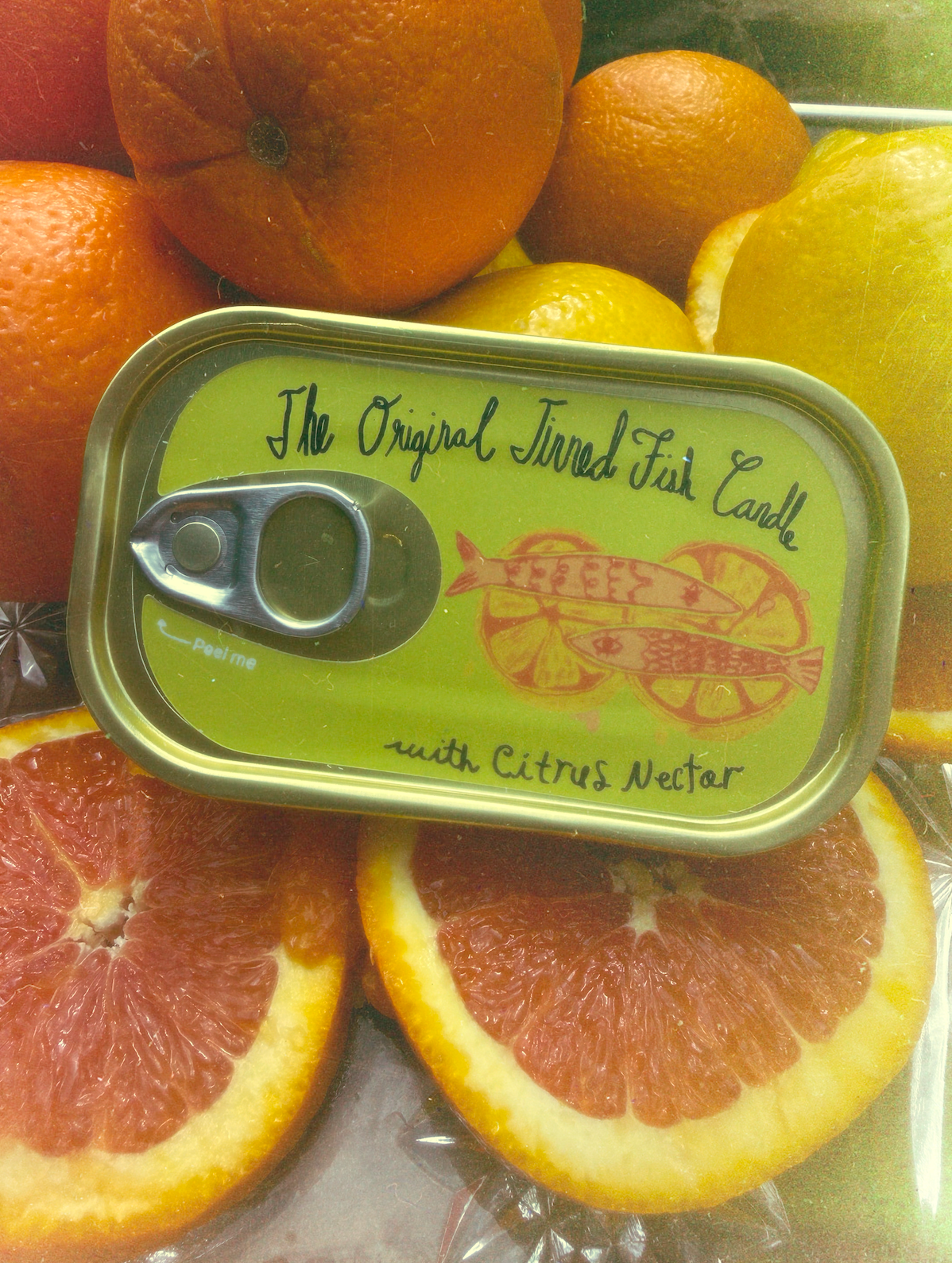 The Original Tinned Fish Candle: Citrus Nectar