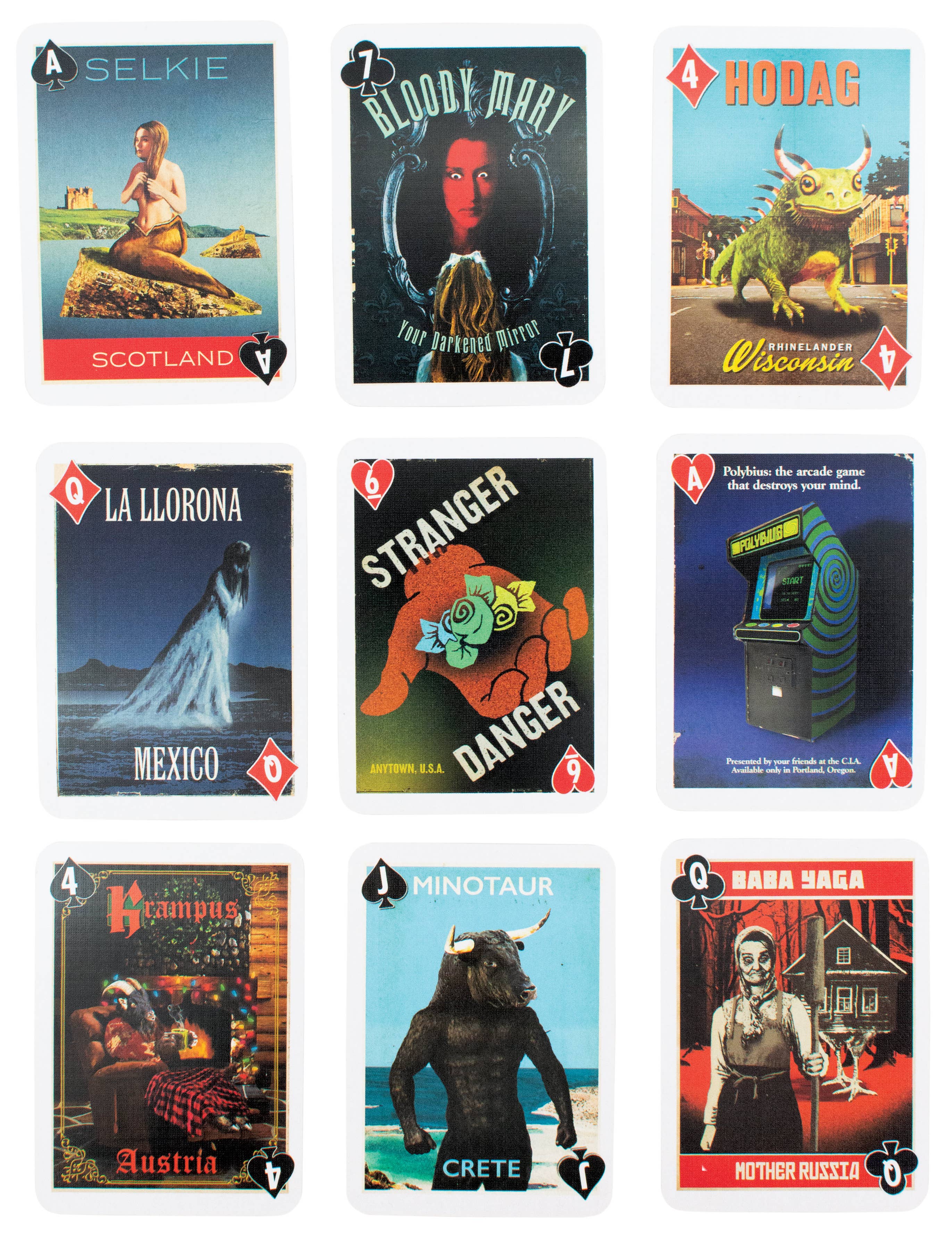 Monsters of Folklore Playing Card Set