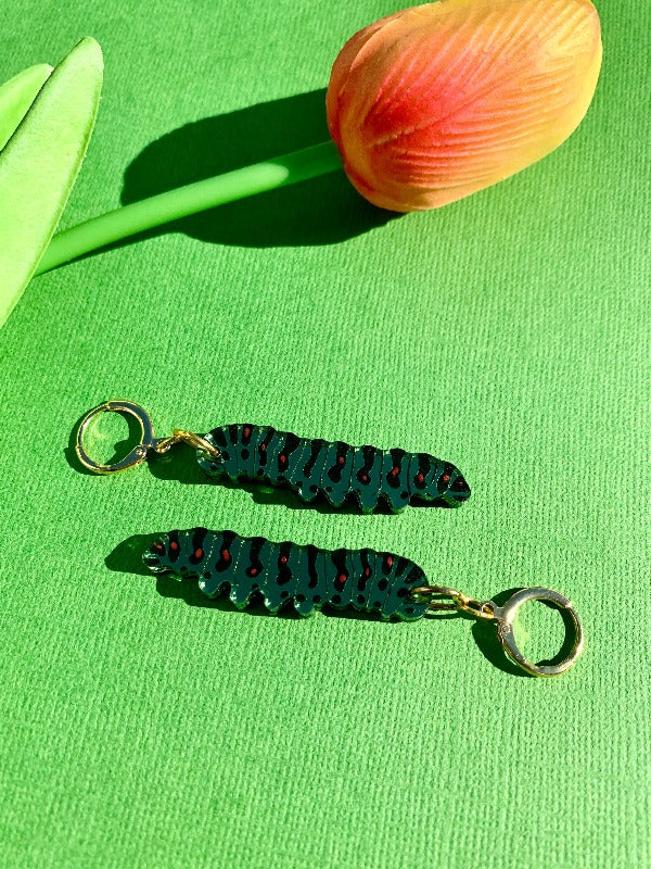 Caterpillar Earrings