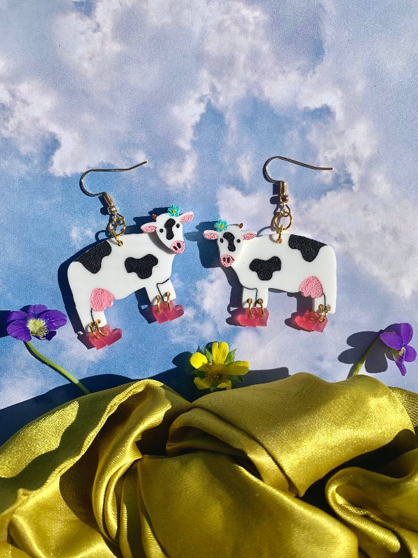 Honey Moo Moo Earrings