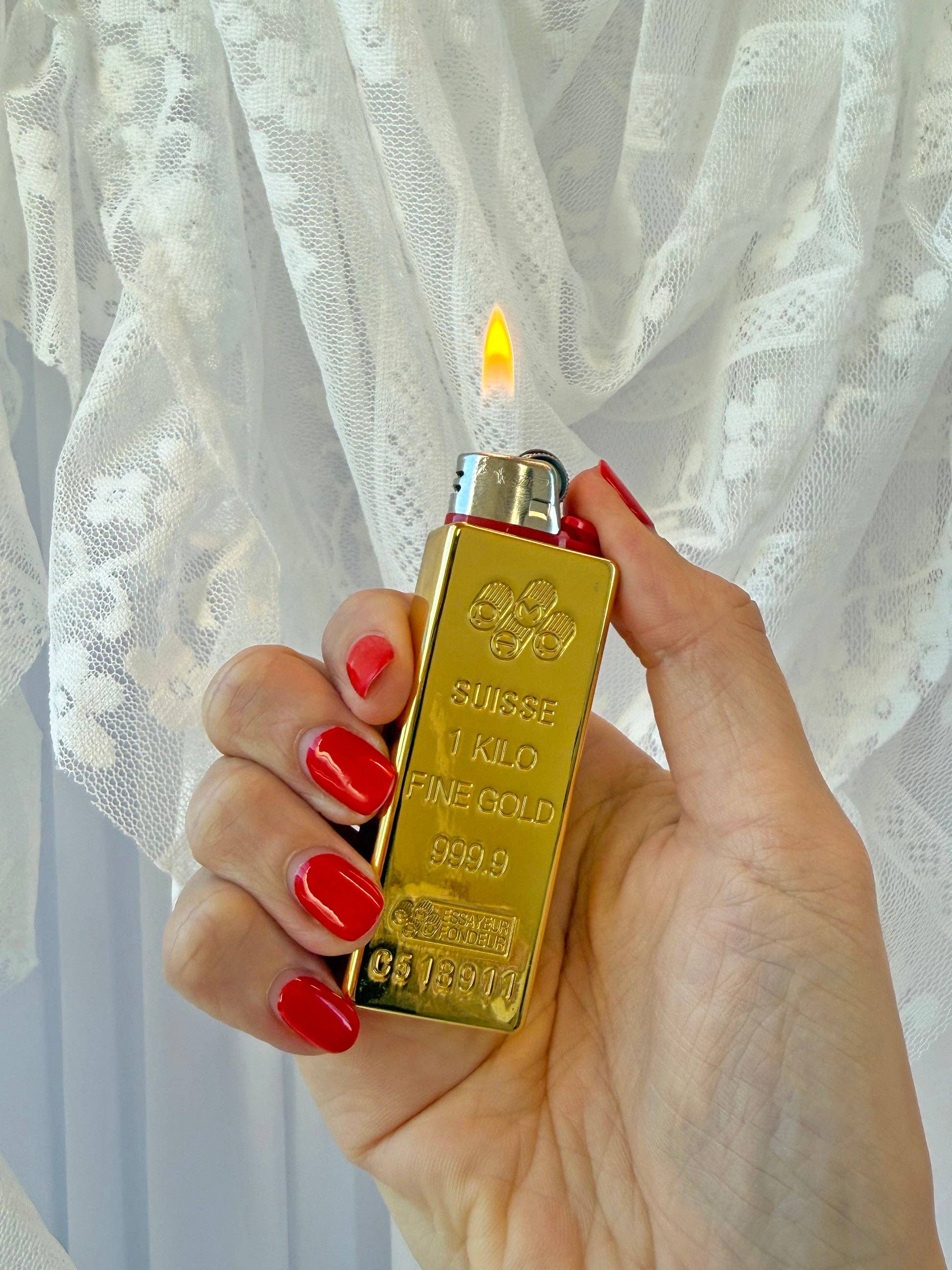 Gold Bar Lighter Case