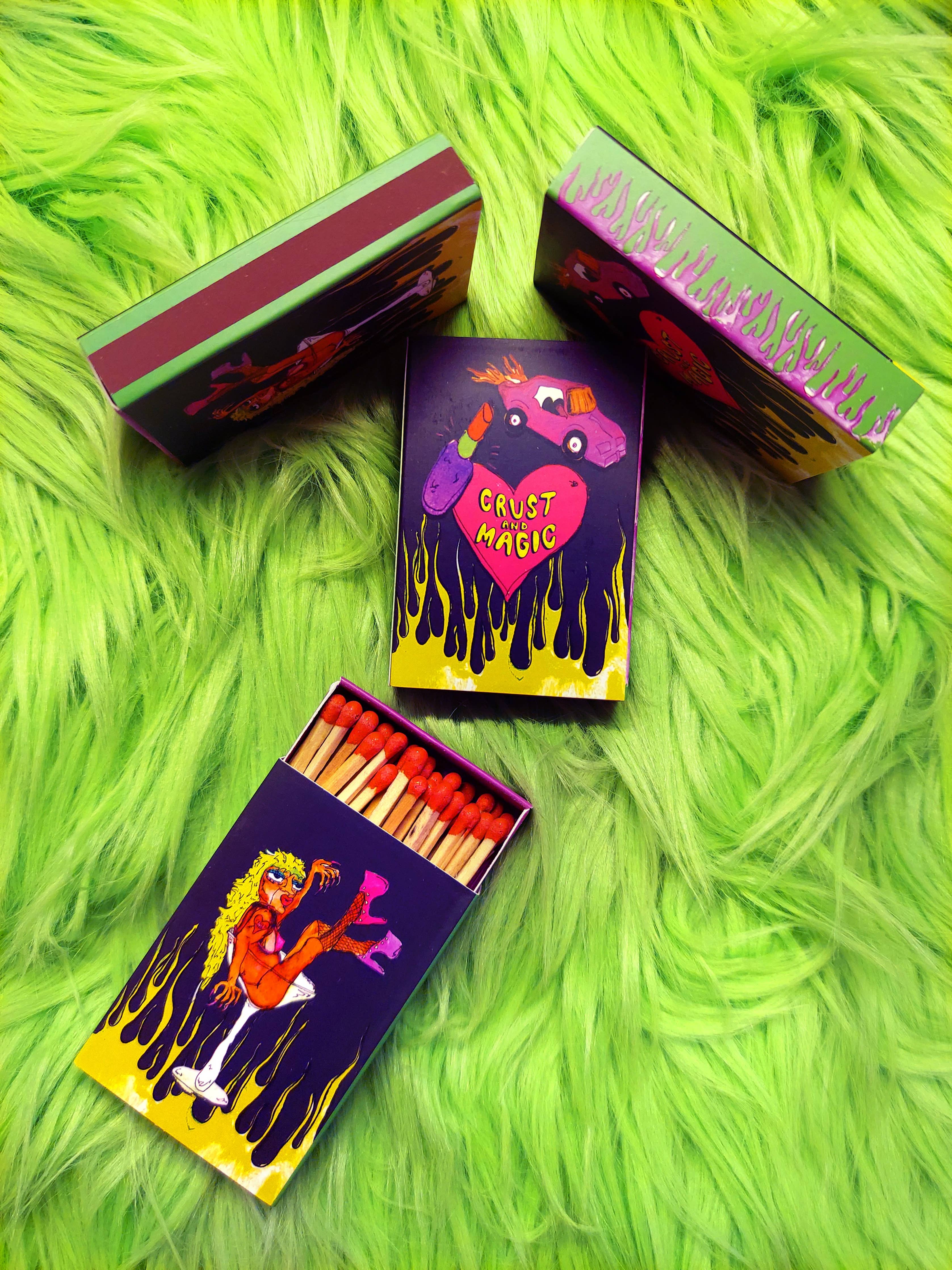 Flames Matchbox
