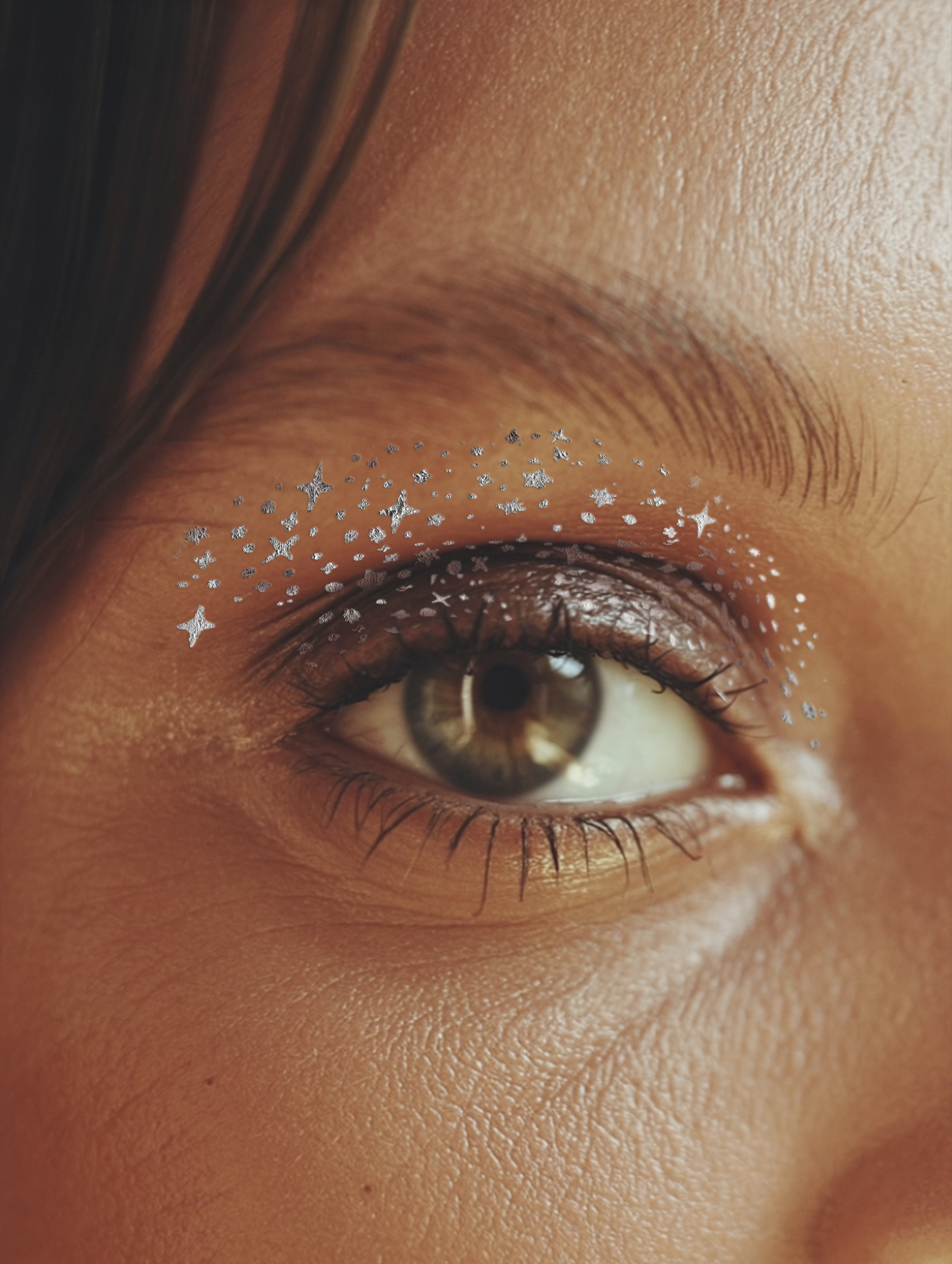 Makeup Patches: Silver Eye Speckles