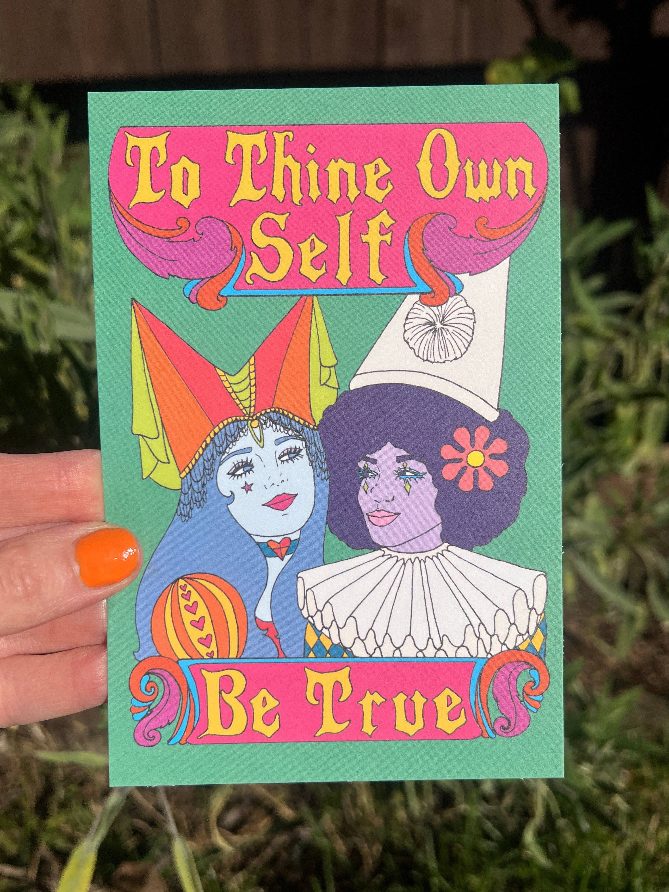 To Thine Own Self Be True Postcard
