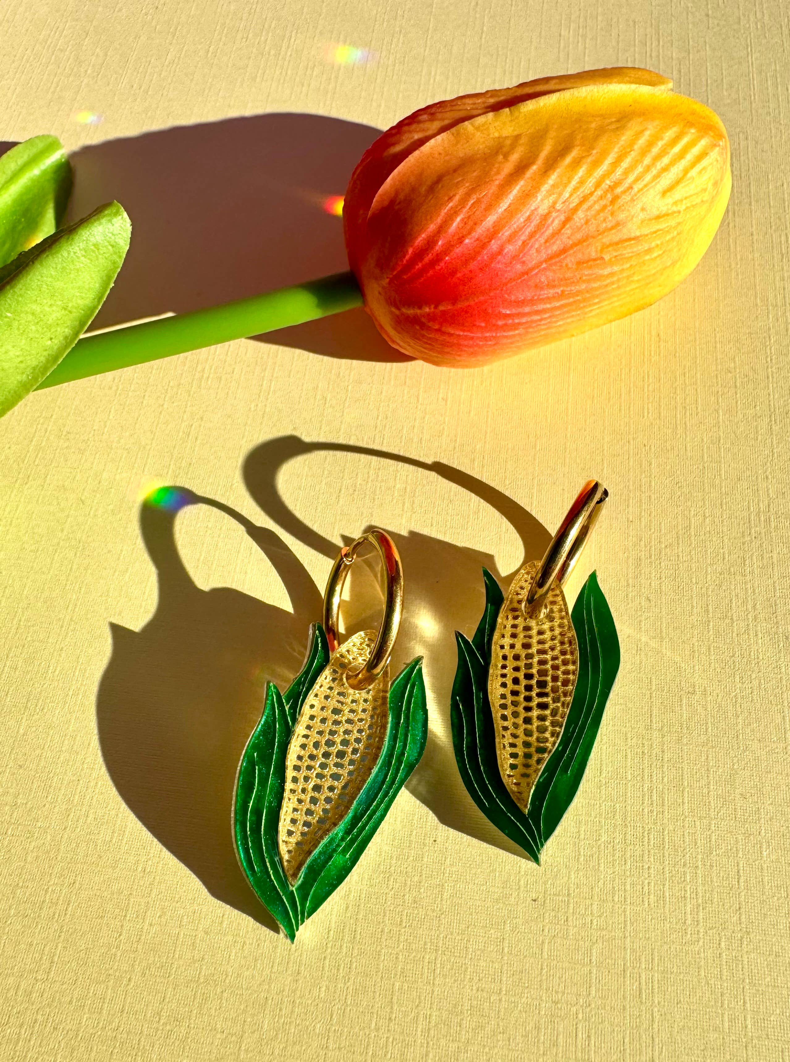 Mini Corn Earrings