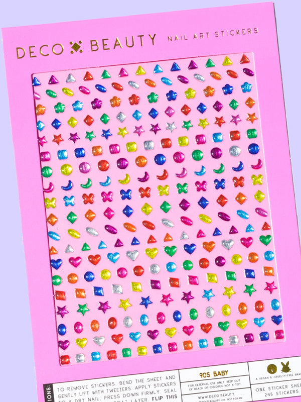 90s Baby Nail Art Stickers