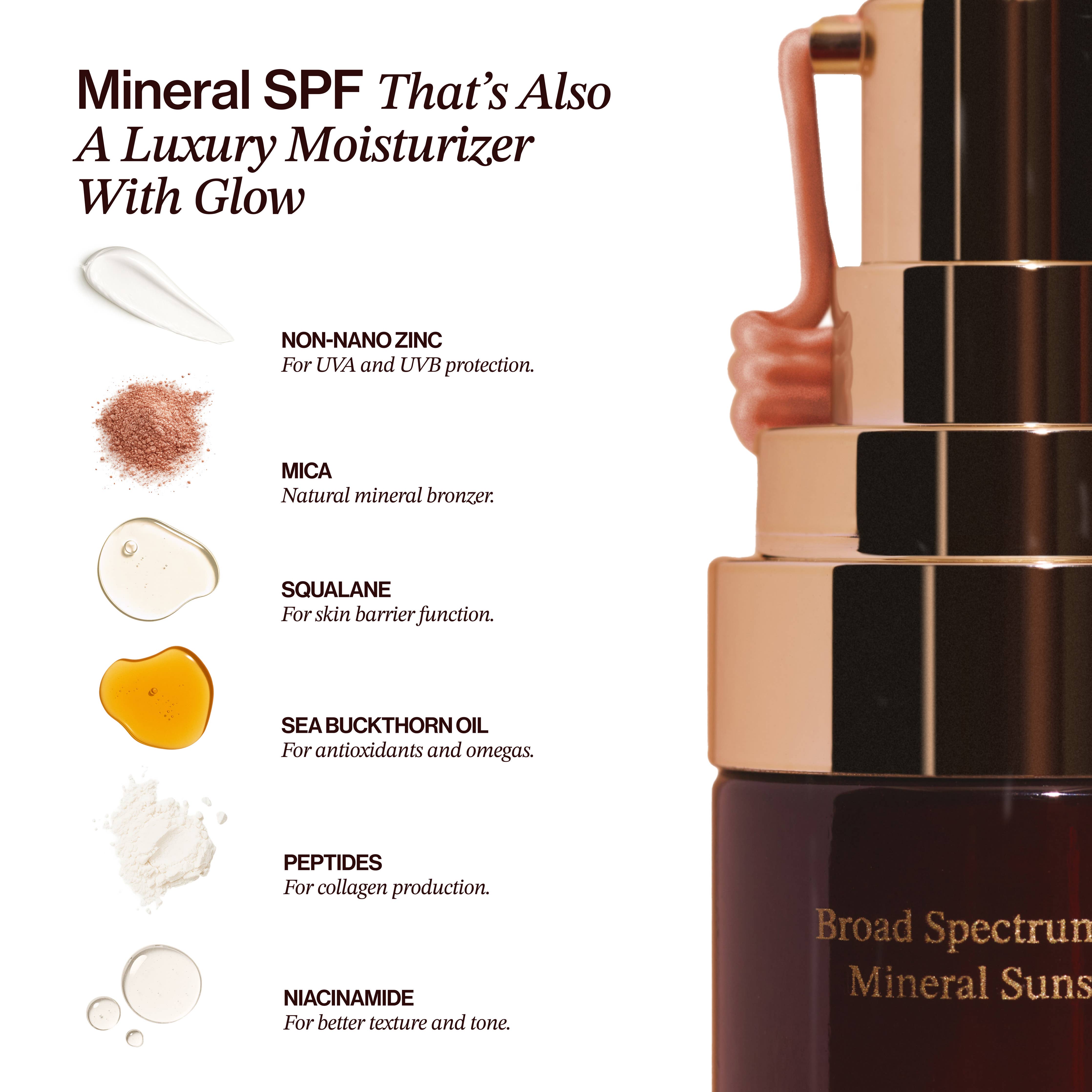 The One Warm Glow Daily Sun Cream SPF 30