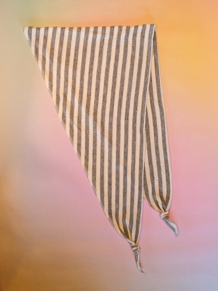 Scout Scarf: Grey Stripe