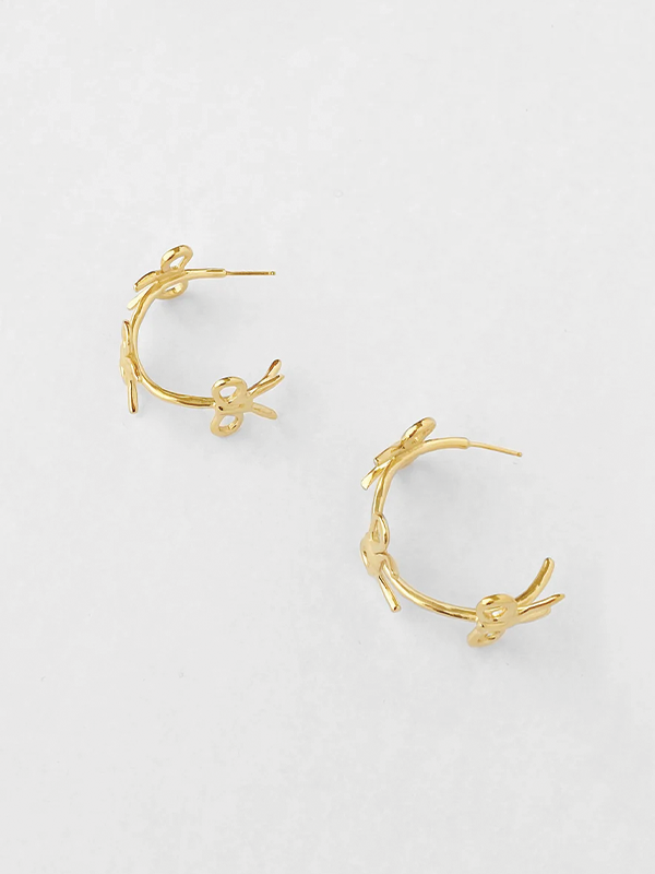 Gwen Hoops: Gold Plated