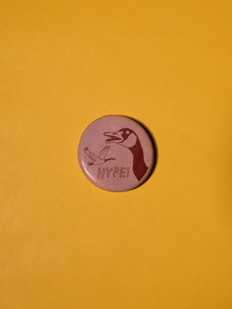 Magnet: Double Hype Geese (Lavender)