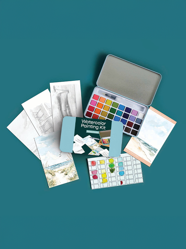Watercolor Painting Kit: Seaside Studies