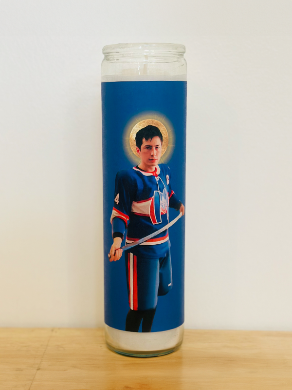 Celeb Candle: Shane in Uniform (Heated Rivalry)