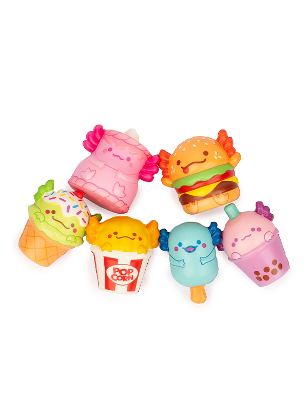 Snaxolotl Mini Squishy Toy: Assorted