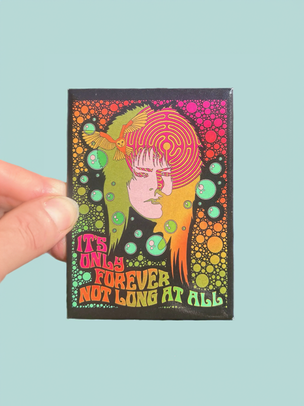 Labyrinth Bowie Magnet