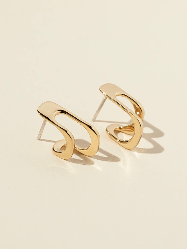 Ashland Earrings: Gold Plated