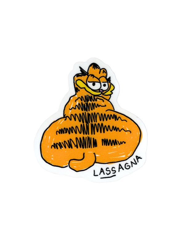 Garfield Lassagna Sticker