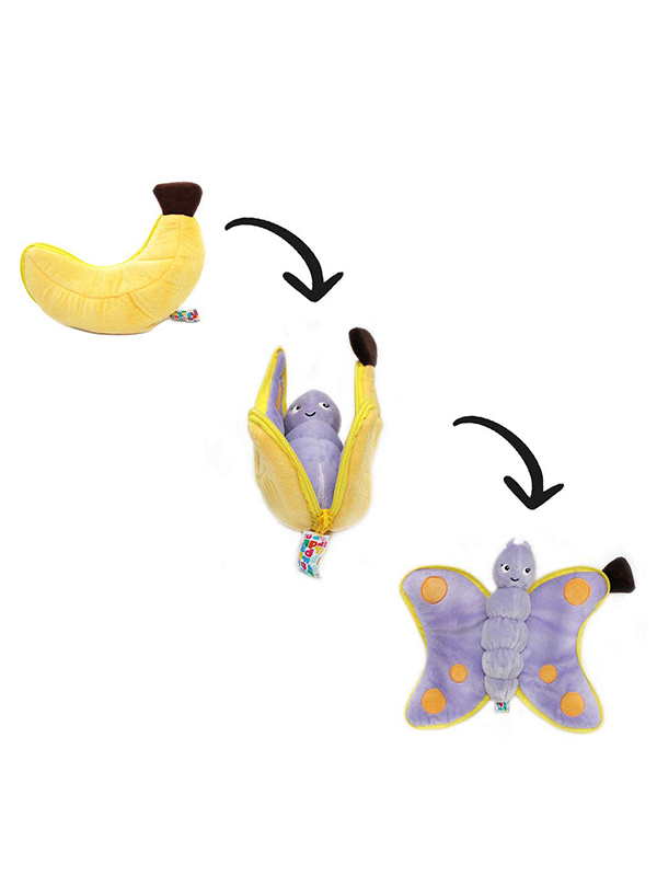 Flipetz: Poppet the Butterfly/Banana Plush