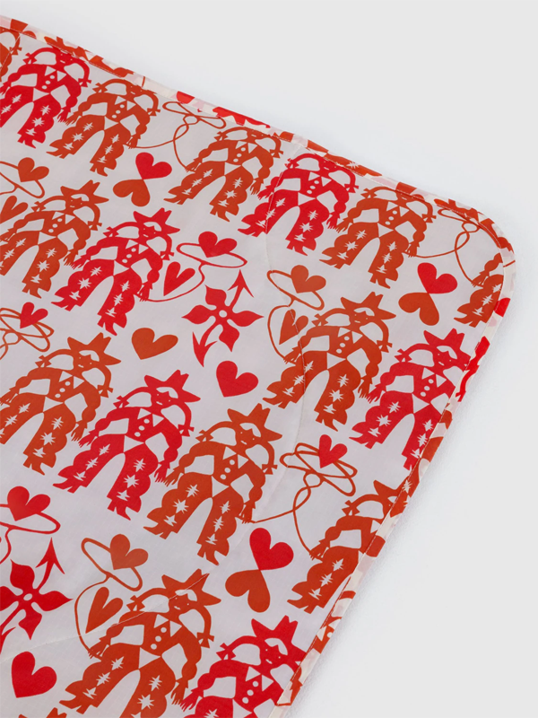Puffy Picnic Blanket: Cowgirl