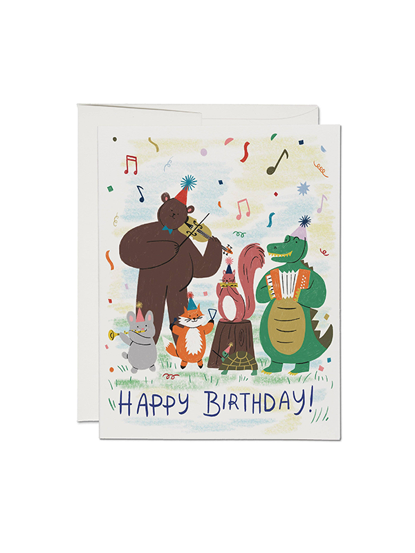 Animals Ensemble Birthday Card