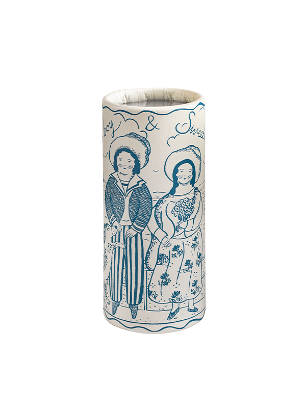 Large Cylinder Safety Matches: Sailor Boy and Sweetheart