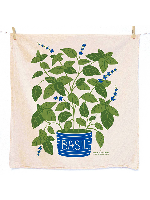 Tomato Basil Tea Towels: Set of 2