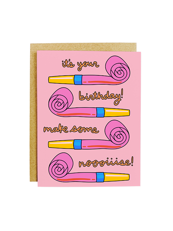 Make Some Noise Birthday Card