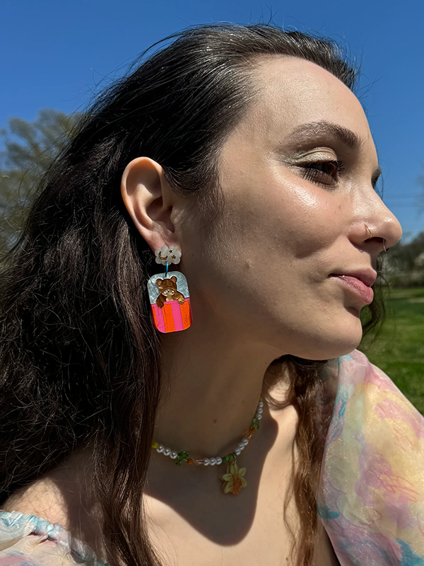 Beary Sleepy Earrings