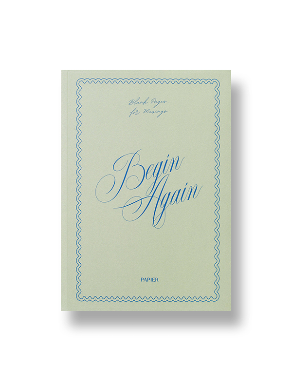 Begin Again Lined Notebook