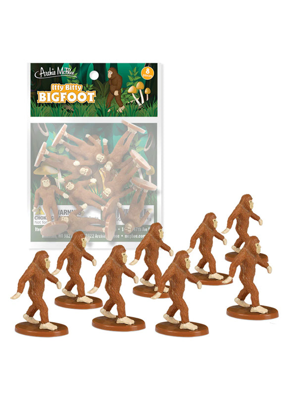 Itty Bitty Bigfoot: Bag of 8