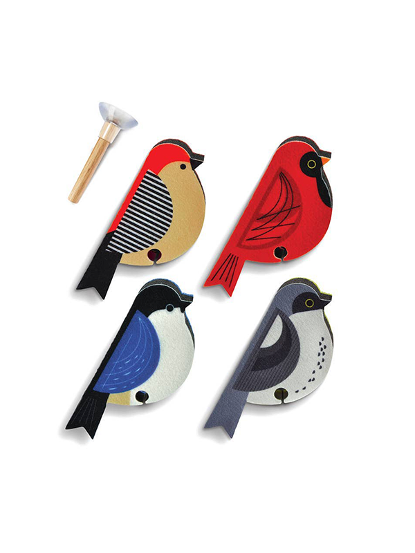 Perched: Set of 4 Bird Sponges