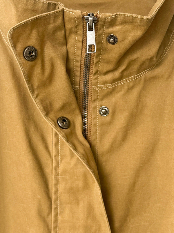 Blair Waxed Cotton Jacket: Khaki