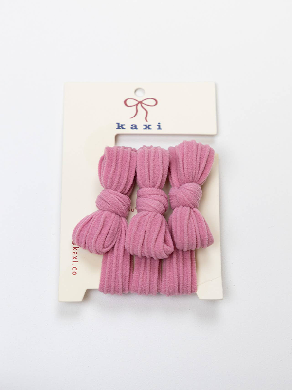 Bow Slick Back Hair Ties: Assorted