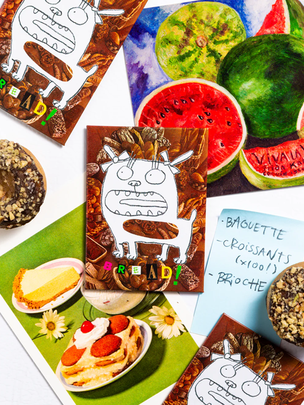 Bread Magnet – A playful and quirky magnet shaped like a slice of bread, perfect for adding a touch of fun to your fridge or magnetic surface.
