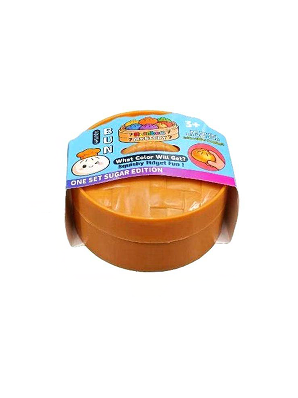 Glow In The Dark Bao Bun Dumpling Squishy Toy: Assorted