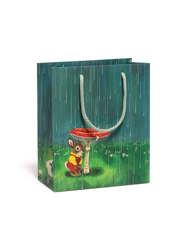 Bunny and Mushroom Gift Bag: Medium