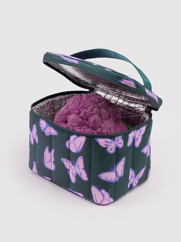 Puffy Lunch Bag: Butterflies
