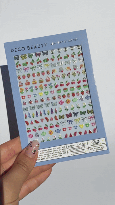 Berry Patch Nail Art Stickers
