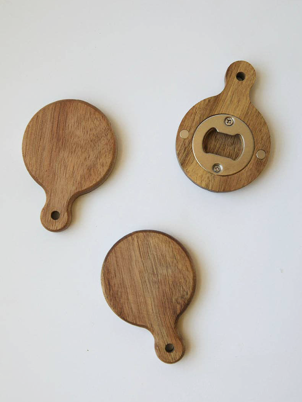 Bottle Opener Mini Coaster: Round