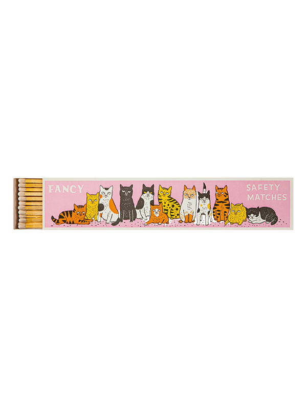Long Safety Matches: Fancy Cat