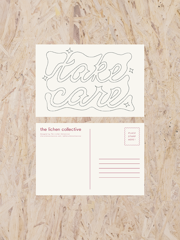 Take Care Postcard