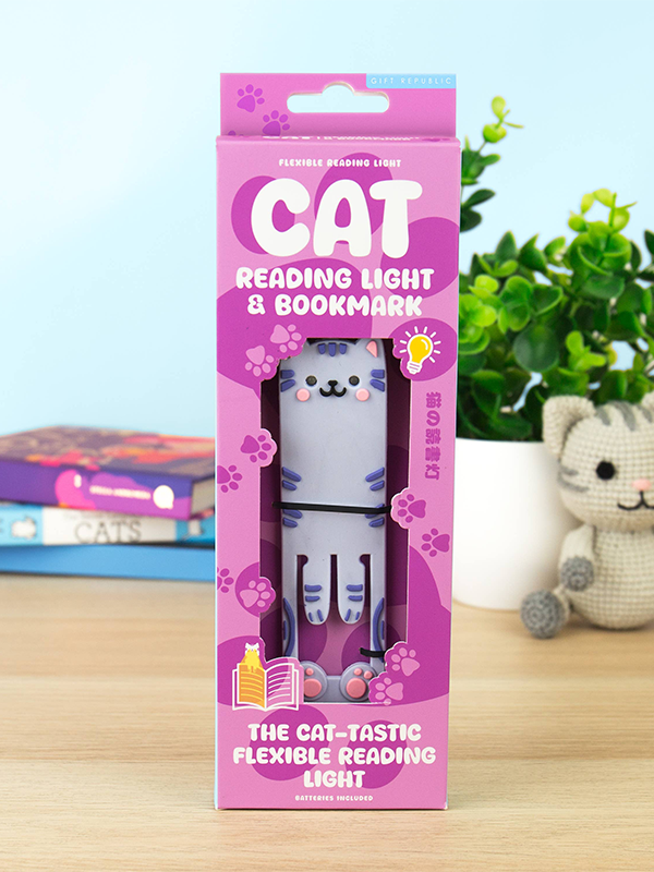 Cat Reading Light and Bookmark