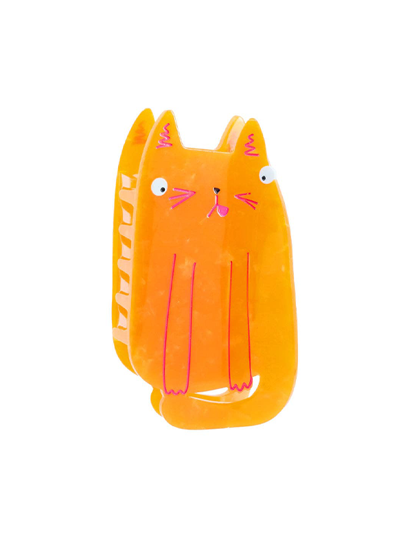 Fat Orange Cat Hair Claw