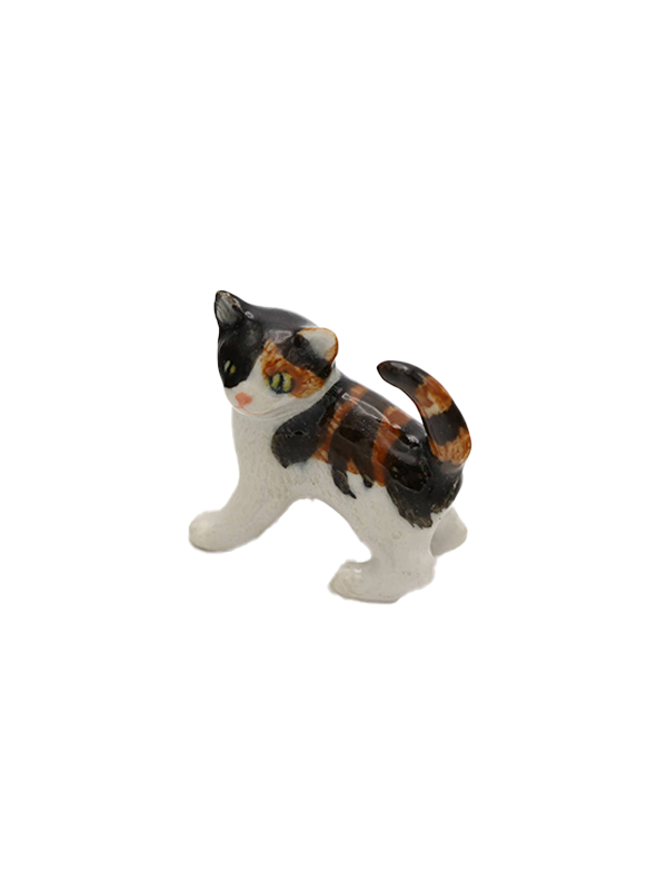 Porcelain Miniature: Holly Calico Kitten