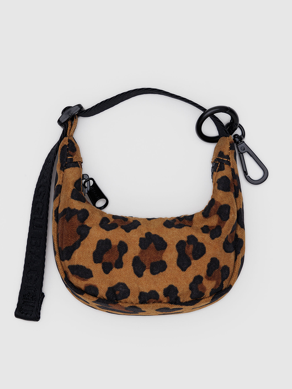 Crescent Bag Charm by Baggu, a playful and stylish accessory featuring a crescent-shaped design, perfect for adding a fun touch to your bag or keychain.