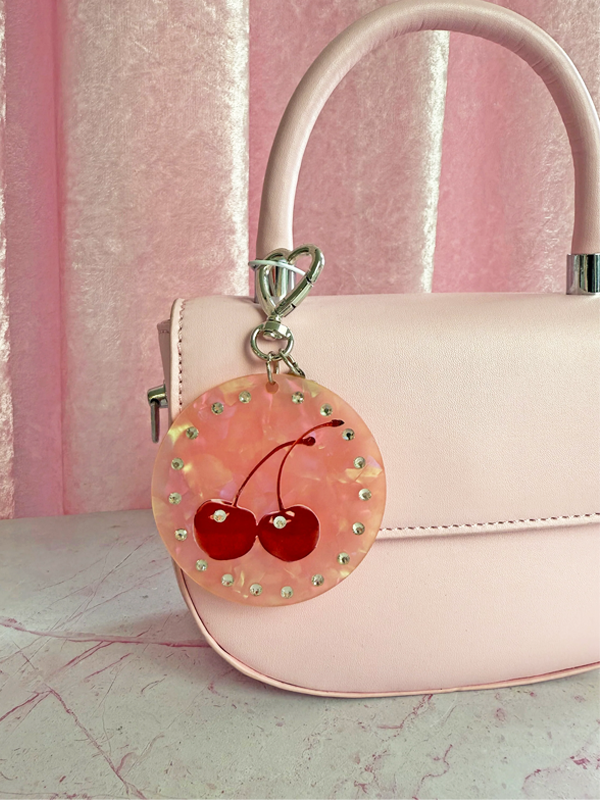 Maraschino Cherry Keychain
