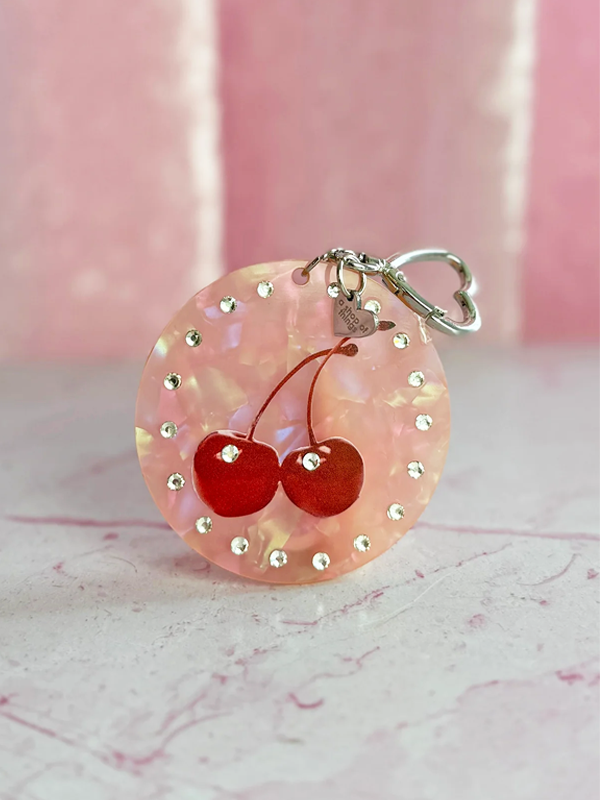 Maraschino Cherry Keychain