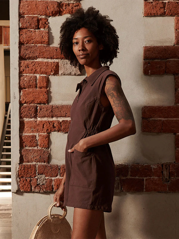 Noble Tank Suit: Chocolate