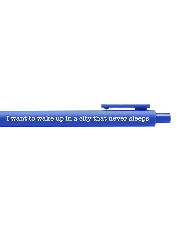 City That Never Sleeps Gel Pen